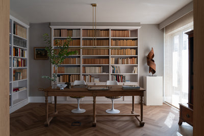 Salón de estilo contemporáneo diseñado por Estudio Victoria Abbad